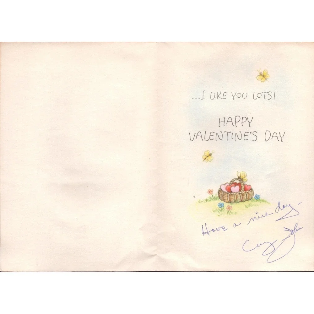 Vintage 1976 Hallmark Valentine Card Betsey Clark Heart-to-Heart